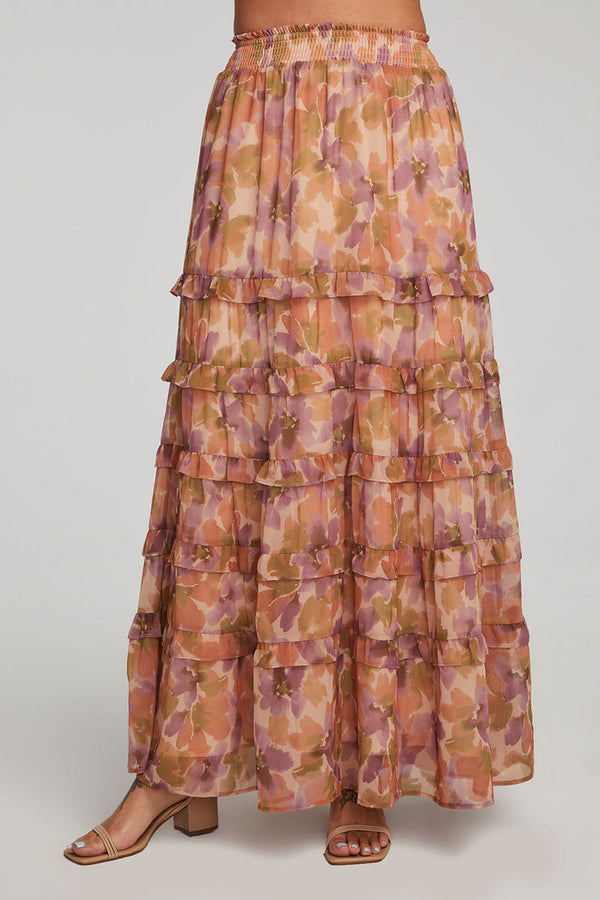 Gray Bennet Maxi Skirt Skirt