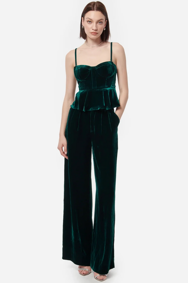 Black Rylie Velvet Pant Pant