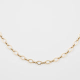 Lavender Dainty Oval Choker Necklace