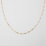 Light Gray Dainty Sparkle Chain Choker Necklace