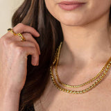 Rosy Brown Knotted Necklace Mini Necklace