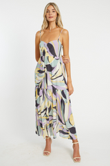 Antique White Isla Dress in Addo Floral Maxi Dress