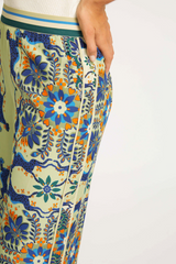 Dark Slate Blue Max Pant in Wildcat Tapestry Pant