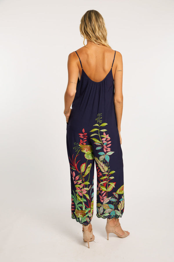 Reba Jumpsuit in Midnight Kruger