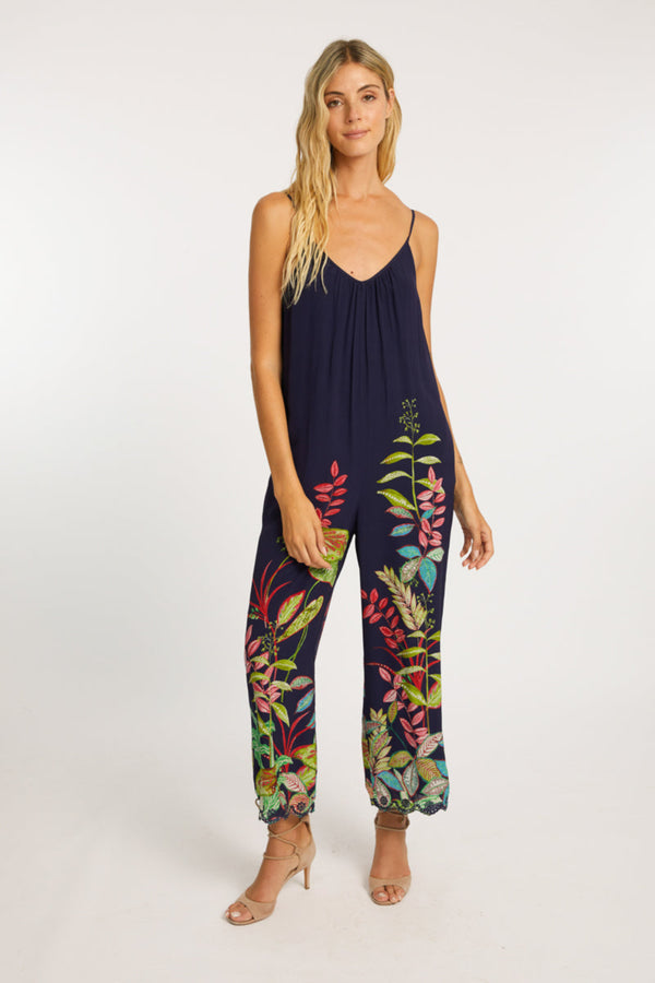Reba Jumpsuit in Midnight Kruger