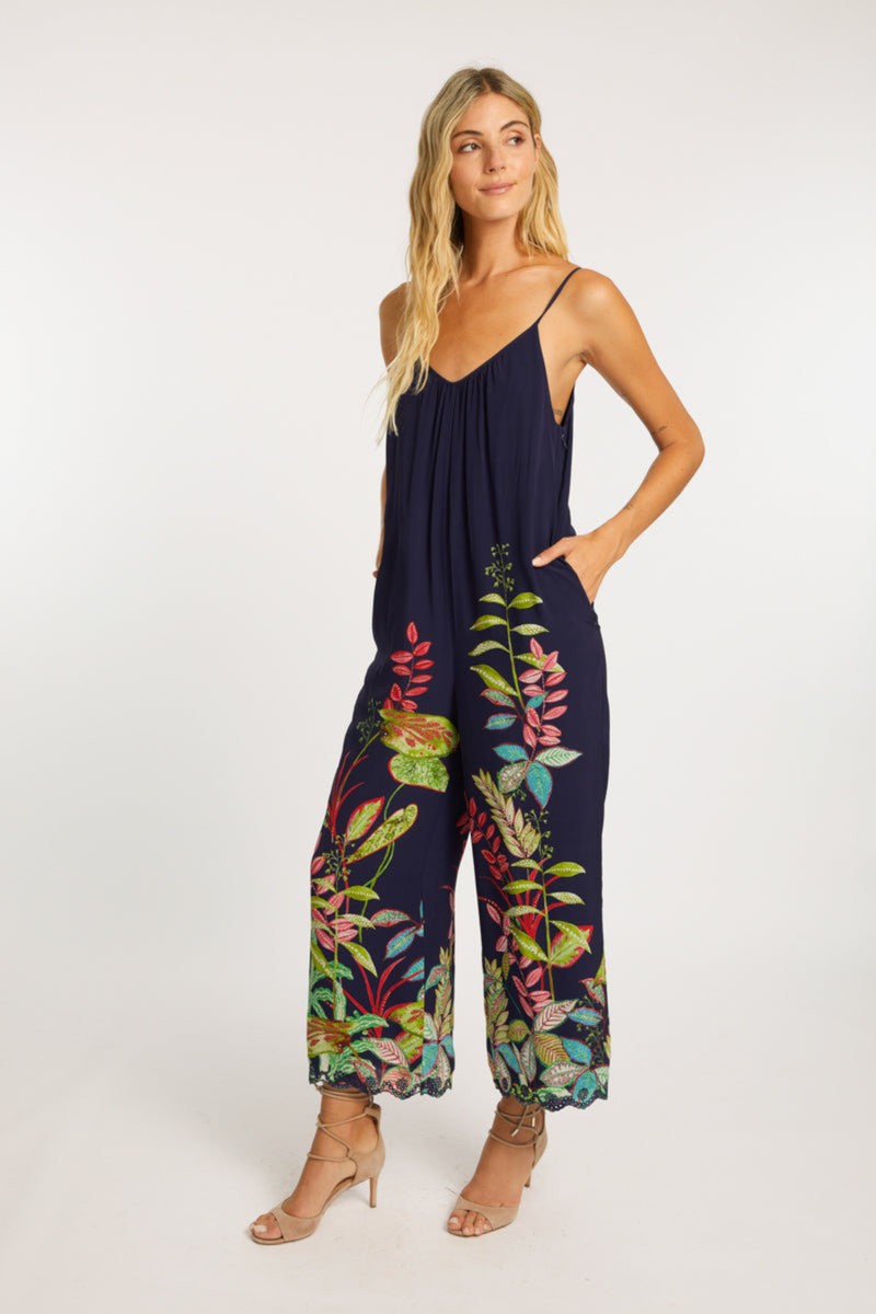 Reba Jumpsuit in Midnight Kruger