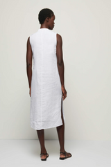 Light Gray Carina Sleeveless Dress Midi Dress