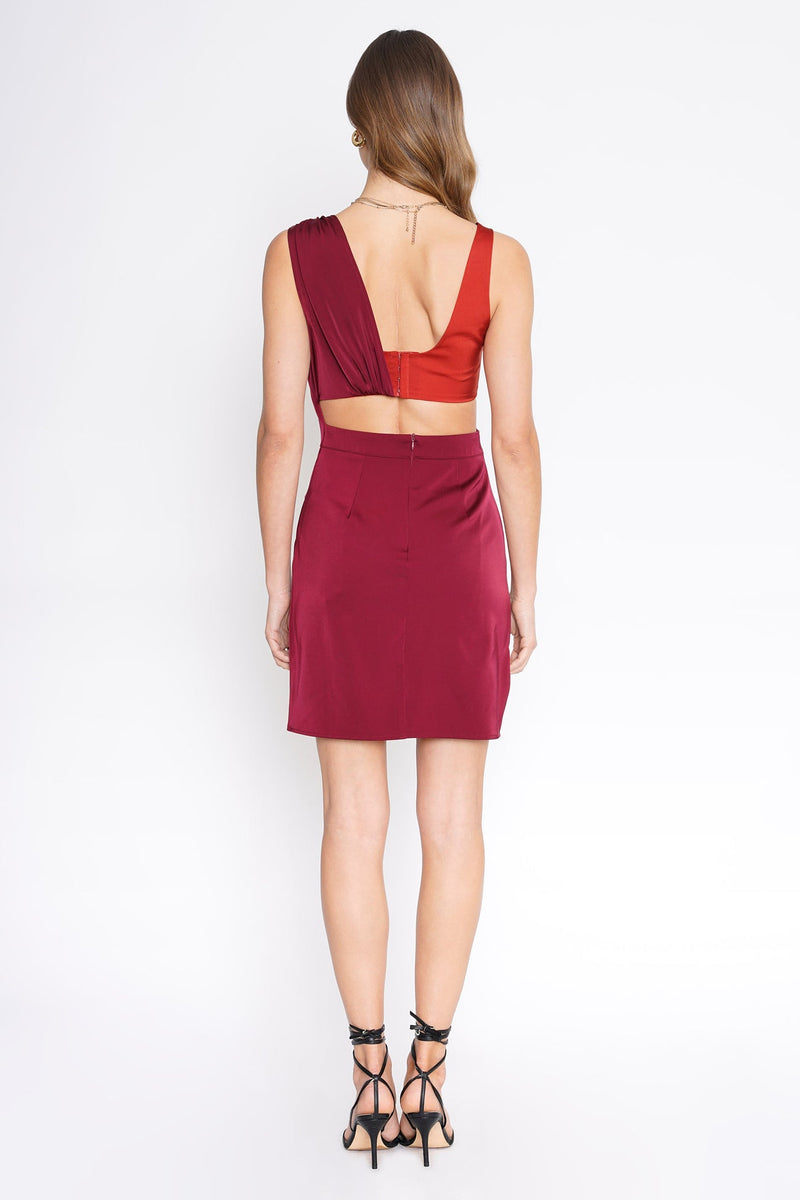 White Smoke Chayanne Dress Mini Dress