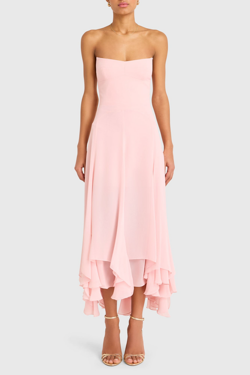 Misty Rose Monterey Dress Midi Dress
