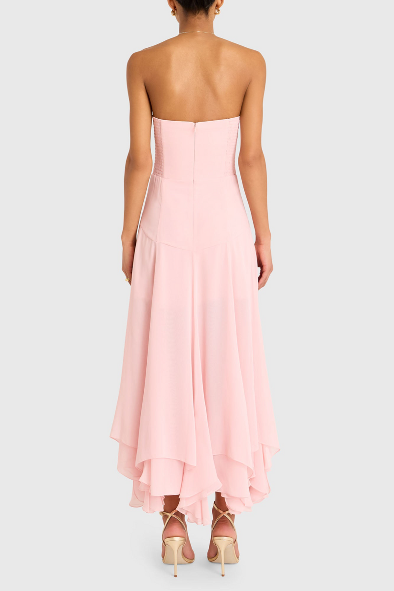 Misty Rose Monterey Dress Midi Dress