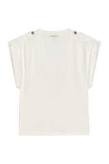 Beige Cooper V-Neck Tank Top
