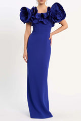 Midnight Blue Cora | Taffeta Gown Formal Dress