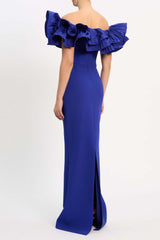 Midnight Blue Cora | Taffeta Gown Formal Dress