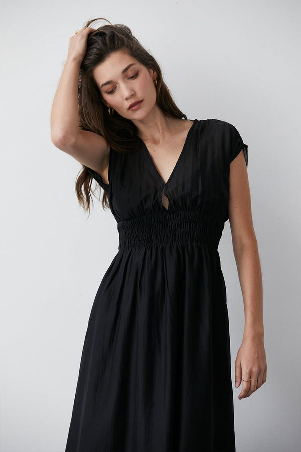 Black Allison Midi Dress Midi Dress