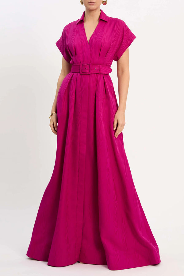 Maroon Cynthia | Taffeta Gown Formal Dress