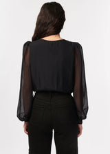 White Smoke Ingrid Crystal Bodysuit Bodysuit