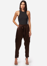 Black Carmen Cargo Pant Pant