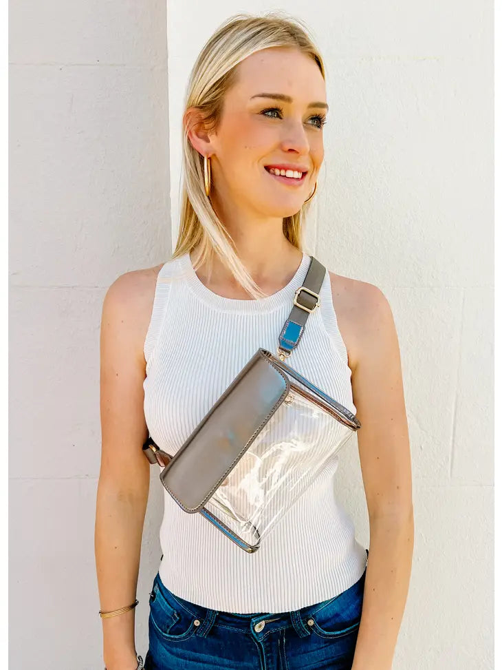 Light Gray Tatum Convertible Bag Handbags