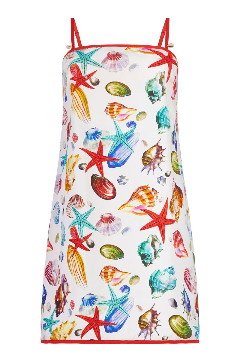 Antique White Carter Dress in La Concha Mini Dress
