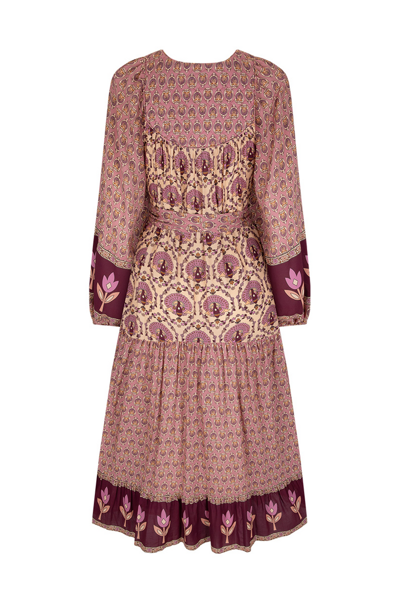 Rosy Brown Château Boho Gown maxi dress