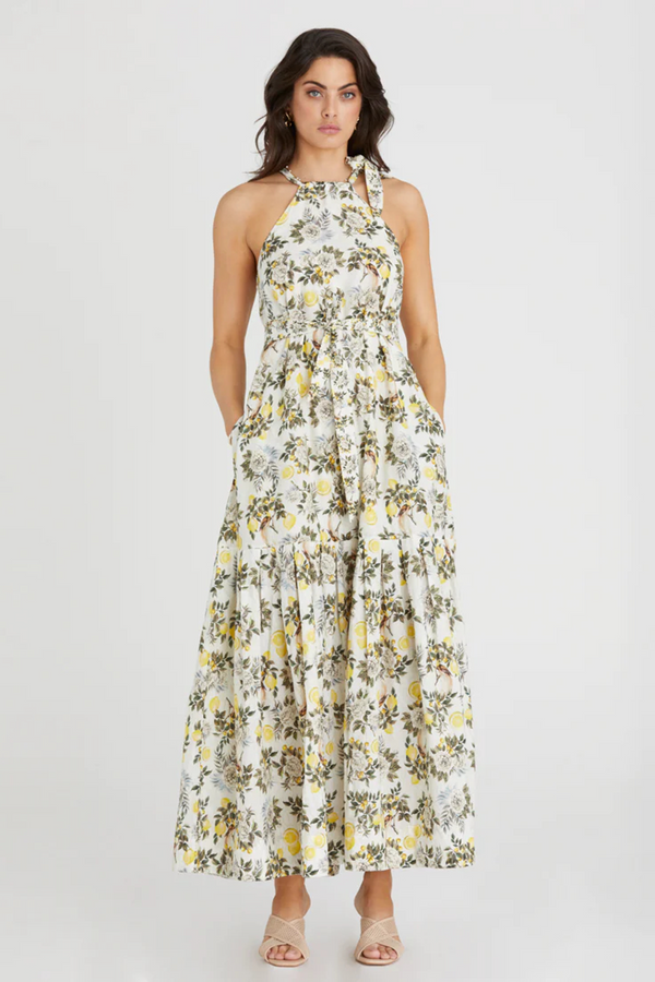 Light Gray Zoe Dress Maxi Dress