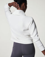Light Gray Airessentials Half Zip Jacket