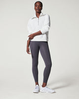 Light Gray Airessentials Half Zip Jacket