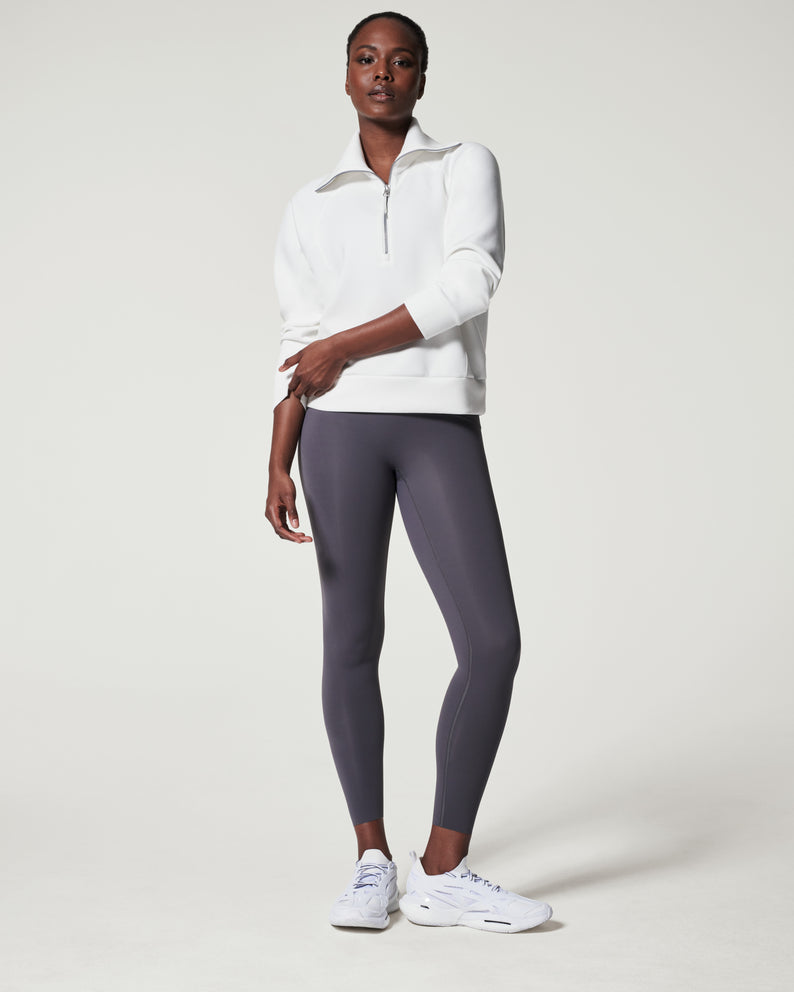 Light Gray Airessentials Half Zip Jacket