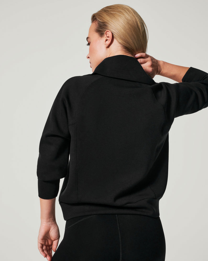 Light Gray Airessentials Half Zip Jacket