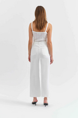 Lavender Pleaser Patch Pocket High Rise Wide Ankle | Lamb Jeans
