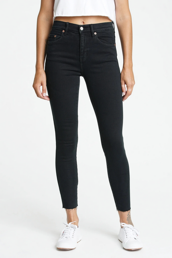 Dark Slate Gray Moneymaker Vintage High Rise Skinny | 1AM Jeans