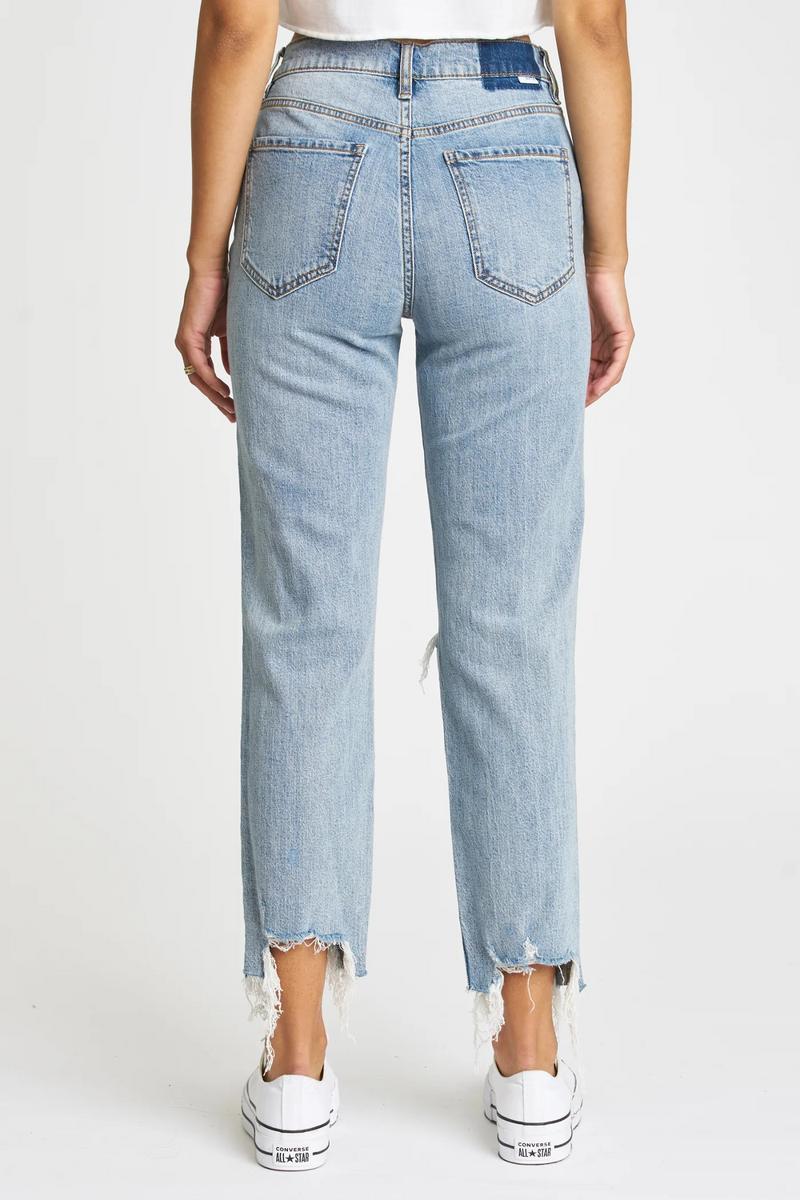 Light Gray Straight Up High Rise Straight | Sorry Jeans