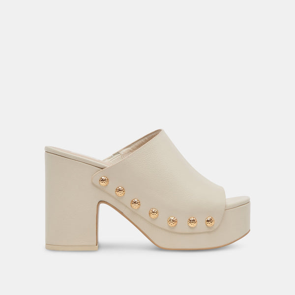 Beige Emol Heel heels