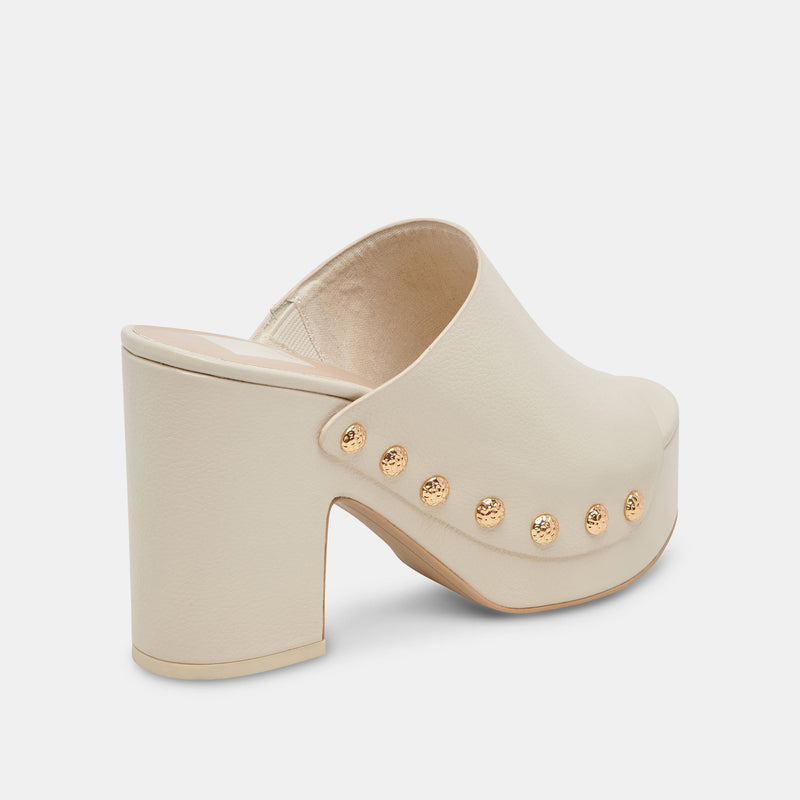 Beige Emol Heel heels