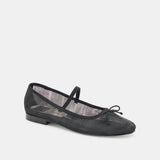 White Smoke Cadel Ballet Flats | Onyx Mesh flats