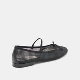 White Smoke Cadel Ballet Flats | Onyx Mesh flats