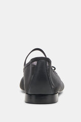 White Smoke Cadel Ballet Flats | Onyx Mesh flats