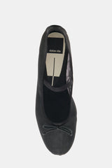 White Smoke Cadel Ballet Flats | Onyx Mesh flats