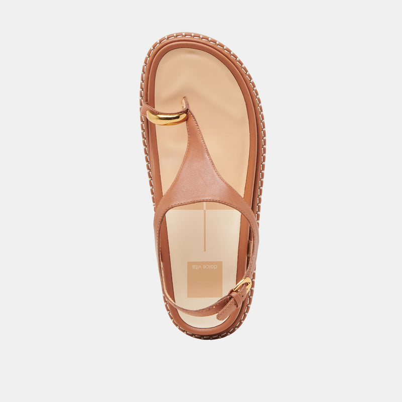 White Smoke Stefan Sandals | Saddle Leather Sandal