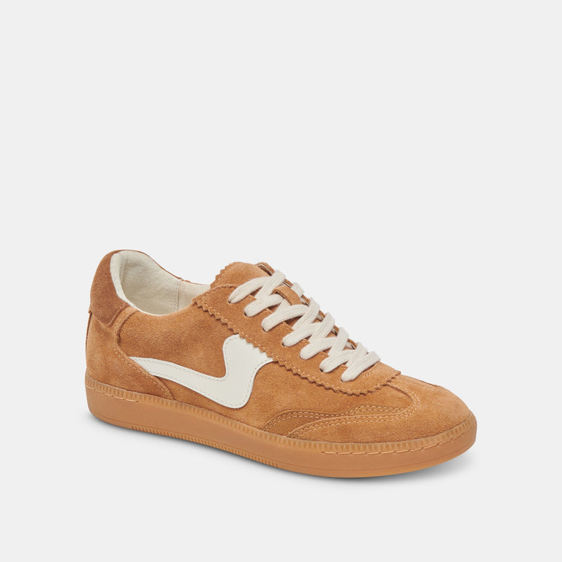 White Smoke Notice Sneaker | Brown Suede Sneaker
