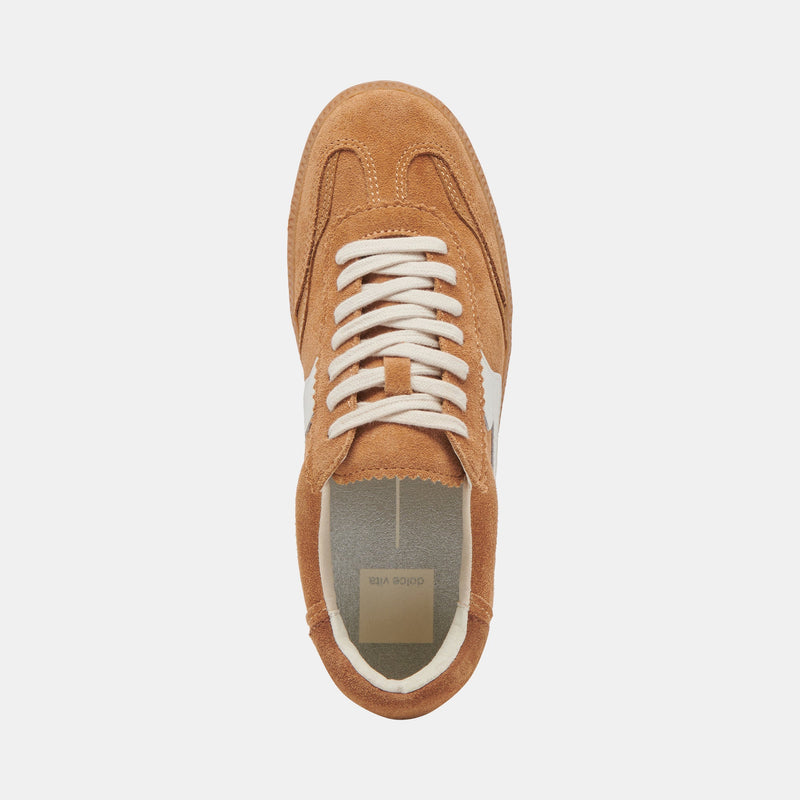 White Smoke Notice Sneaker | Brown Suede Sneaker