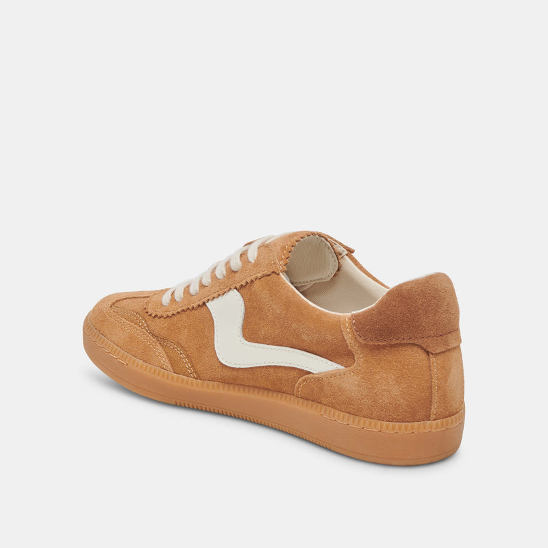 Sienna Notice Sneaker | Brown Suede Sneaker