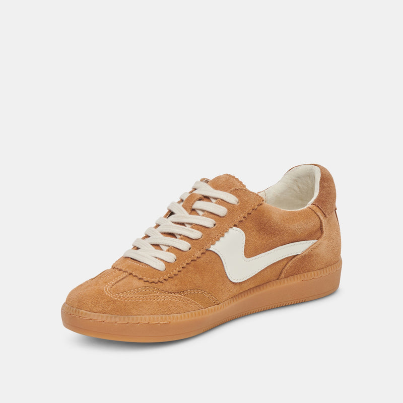 White Smoke Notice Sneaker | Brown Suede Sneaker