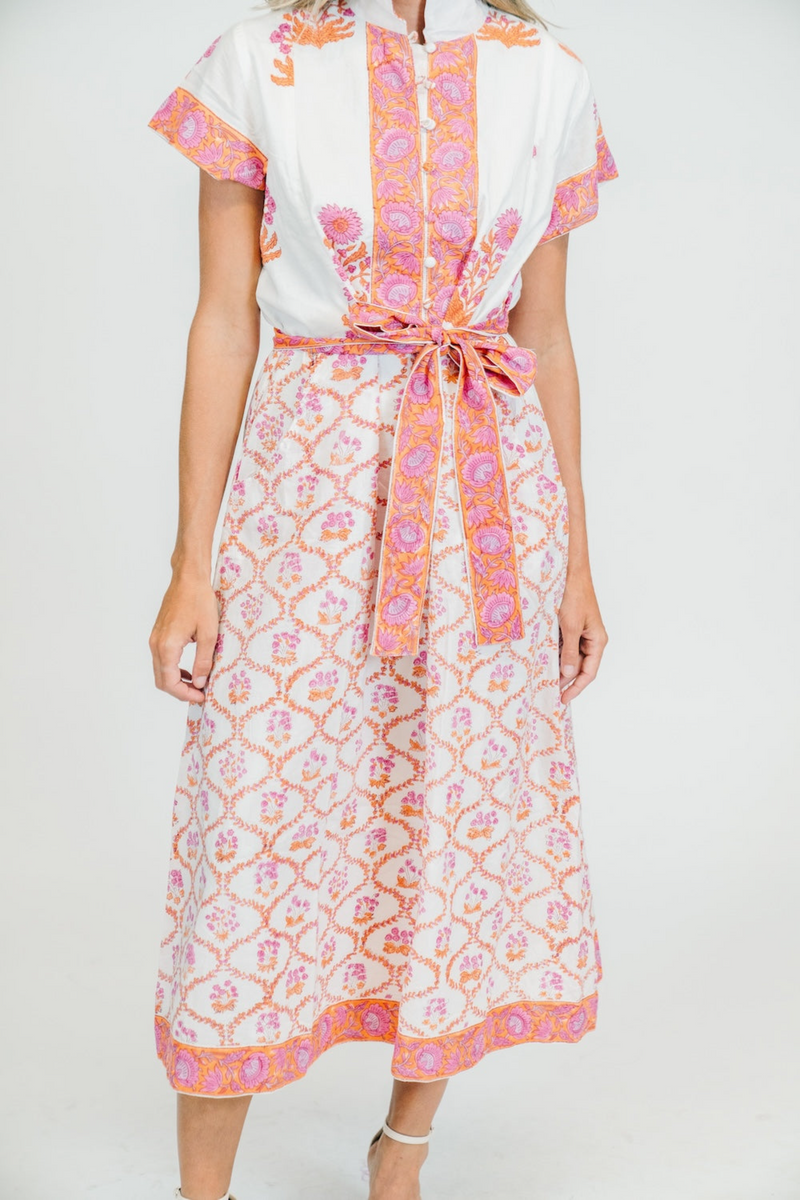 Light Gray Folly Maxi Short Sleeve | Camelia Maxi Dress