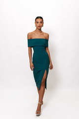 White Smoke Amoni Dress Midi Dress