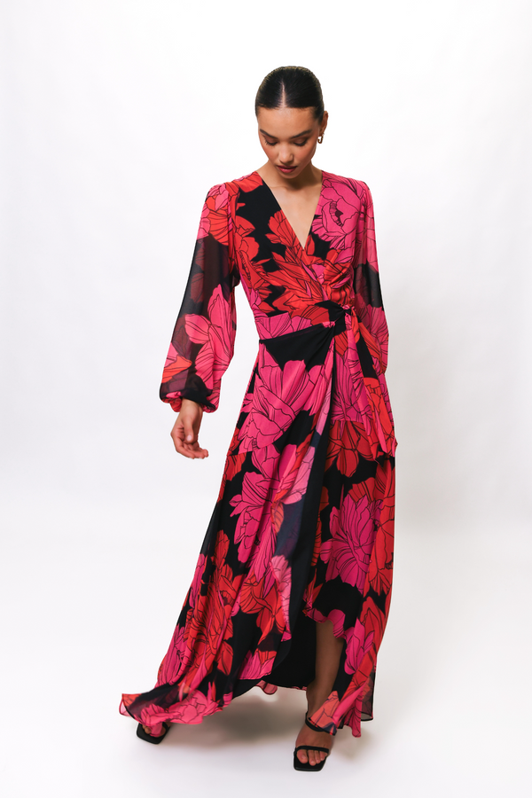 White Smoke Bridge Dress Maxi Dress