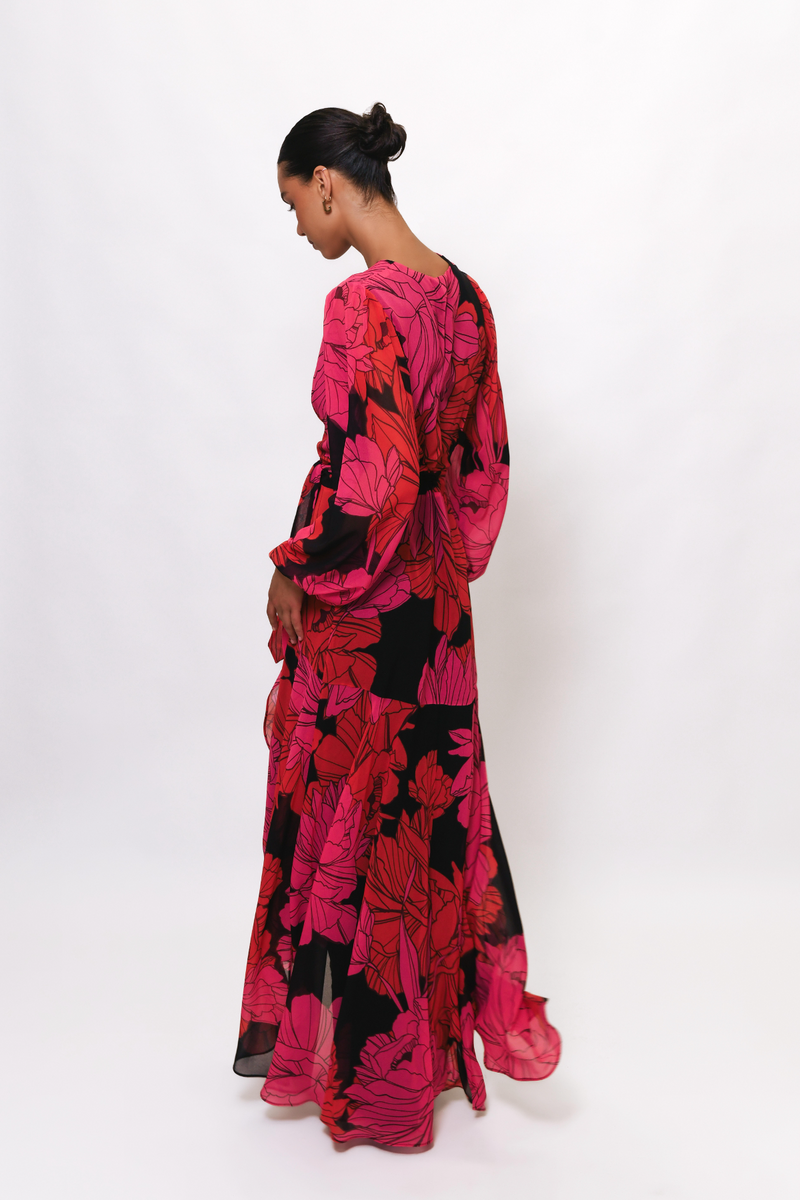 Brown Bridge Dress Maxi Dress