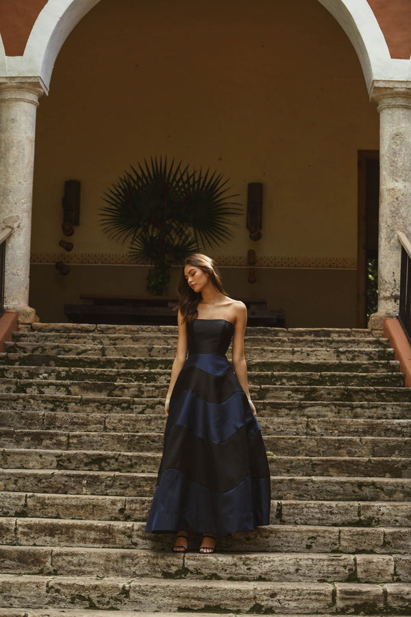 Dark Slate Gray Rena Gown Formal Dress