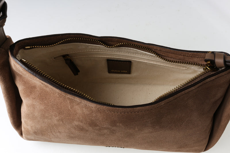 Gray Audri Shoulder Bag Handbags