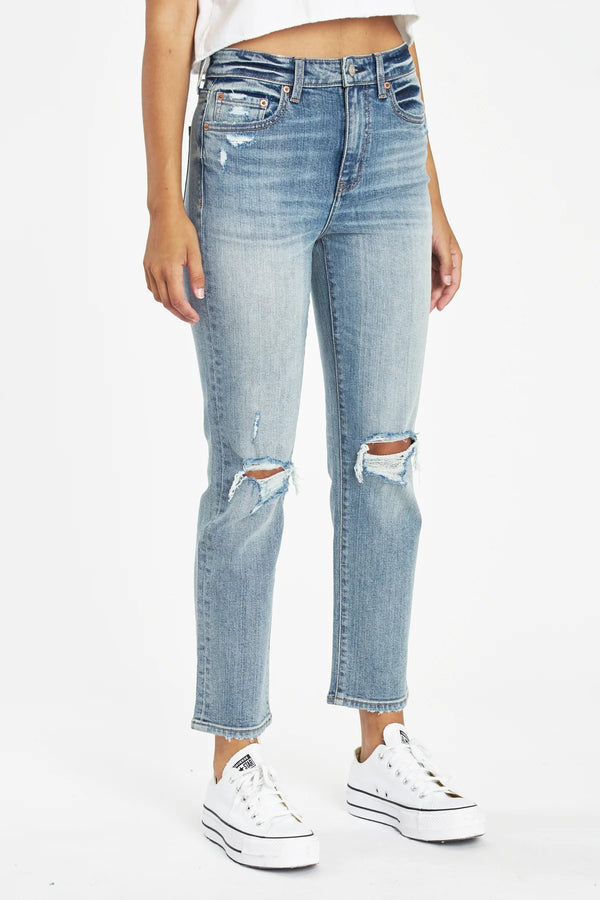 White Smoke Daily Driver High Rise Jeans | Obsessed Jeans